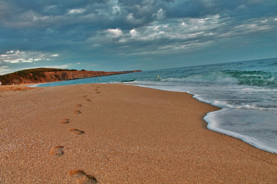 A picture of a beach on the Black Sea